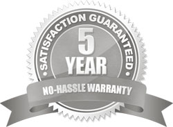5 Year Machine Warranty