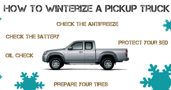 Winterizing a Pickup Truck