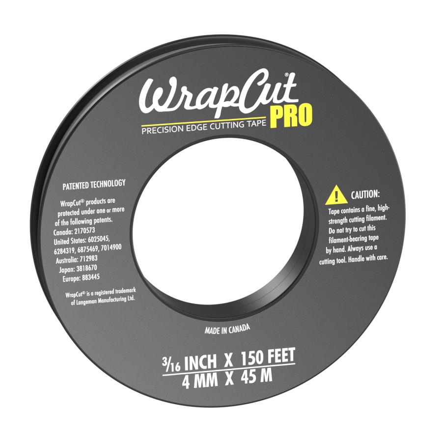 Fine Filament Edge Cutting Tape & Vinyl Cutting Tape.  WrapCut® 10m x3 mm Trial