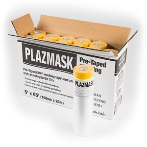 PlazMask Pre-Taped Masking Film, 5