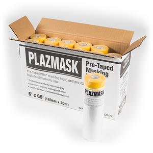 PlazMask Pre-Taped Masking Film, 6