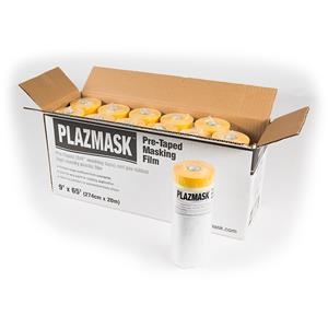 PlazMask Pre-Taped Masking Film, 9