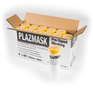 PlazMask Pre-Taped Masking Film, 4